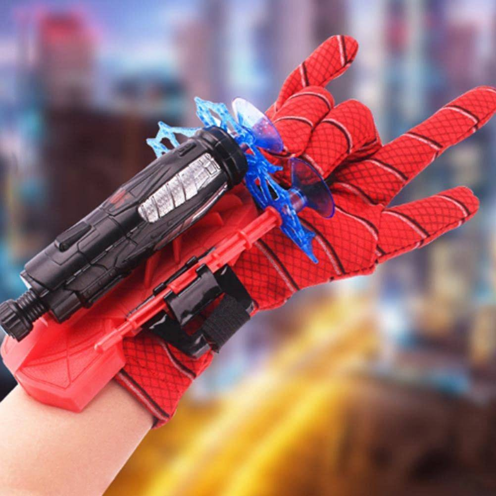 SPIDERMAN MEGA ZESTAW 5w1 FIGURKA 2x RĘKAWICA WYRZUTNIA SIECI MASKA KOSTIUM