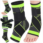 STABILIZATOR STAWU SKOKOWEGO OPASKA ELASTYCZNA UCISKOWA NA KOSTKĘ NA STOPĘ