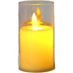 ŚWIECZKA LED 10CM ELEKTRYCZNY WKŁAD DO ZNICZY ŚWIECA EFEKT PŁOMIENIA ZNICZ