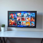 KONSOLA RETRO STICK GIERKA TELEWIZYJNA HDMI 8K ANDROID TV 40000 36500 GIER