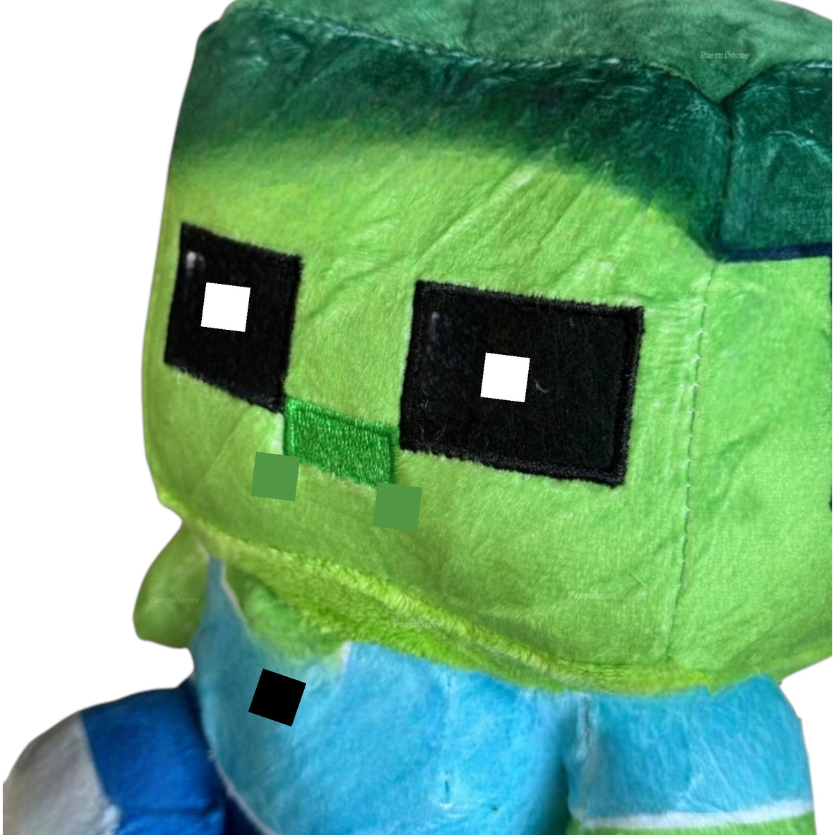 MINECRAFT BABY ZOMBIE PLUSZOWA MASKOTKA Z GRY PLUSZAK DUŻA PRZYTUALNKA 
