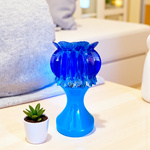 LAMPKA LED OBROTOWA DEKORACYJNY PROJEKTOR OBROTOWY ŚWIECI LED 18CM KRYSZTAŁ
