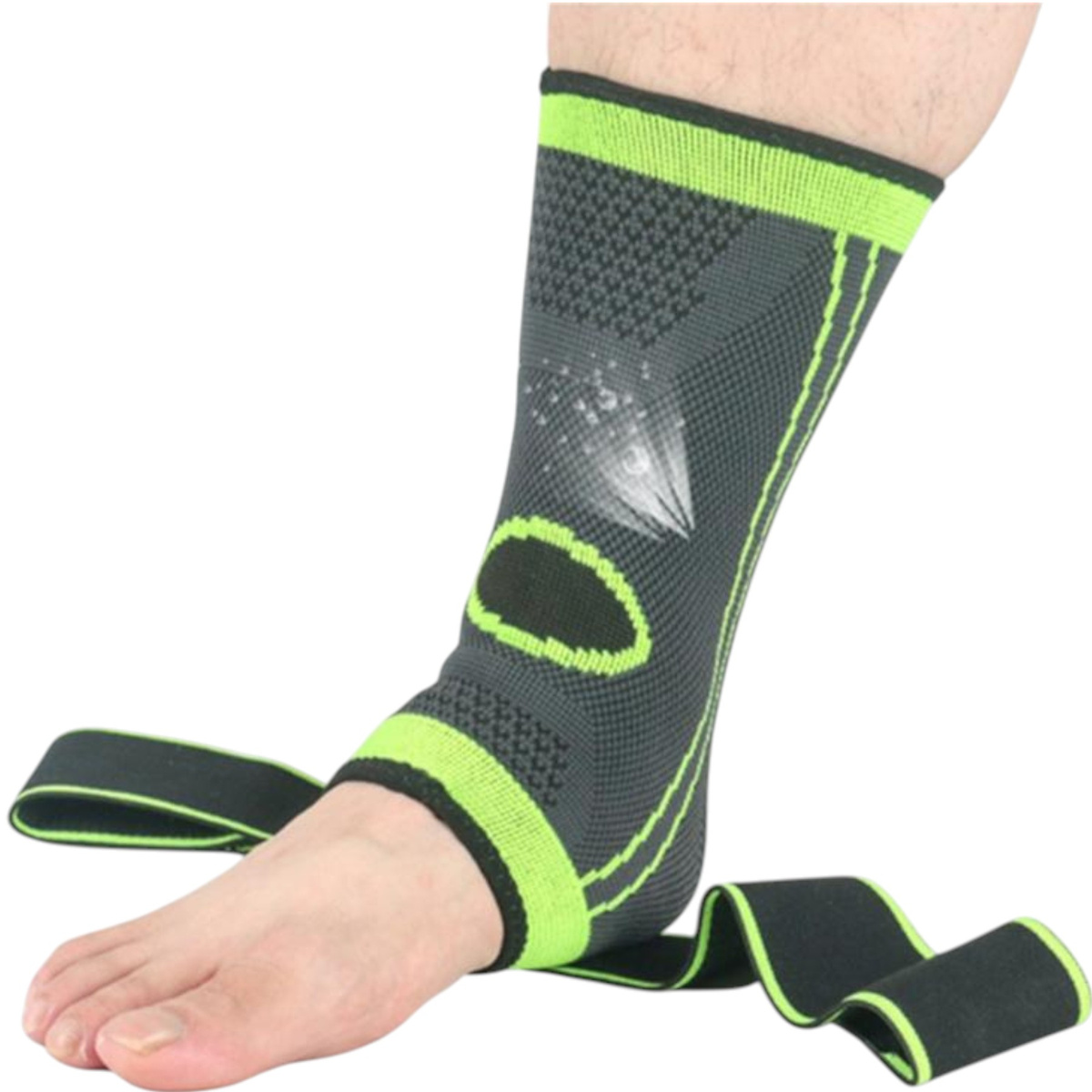 STABILIZATOR STAWU SKOKOWEGO OPASKA ELASTYCZNA UCISKOWA NA KOSTKĘ NA STOPĘ
