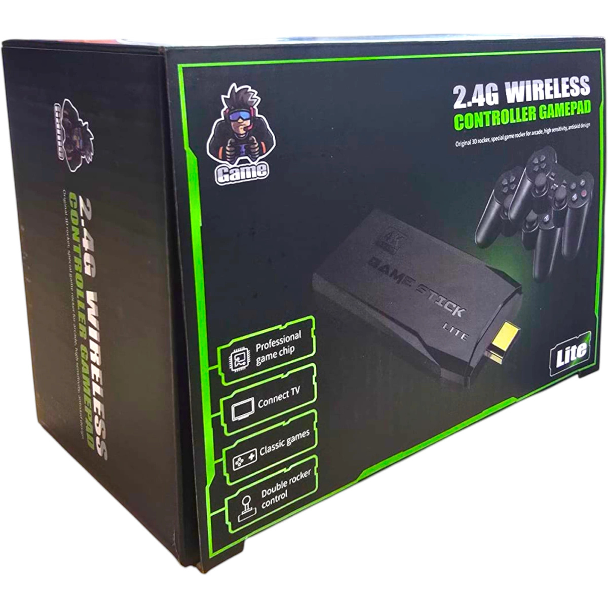 KONSOLA PRZENOŚNA RETRO GIERKA TELEWIZYJNA HDMI 20000 GIER 2 PADY EMULATOR