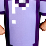 MINECRAFT STRÓJ STEVE ENCHANTOWANA ZBROJA DIAMENTOWA KOSTIUM PIXEL Z GRY