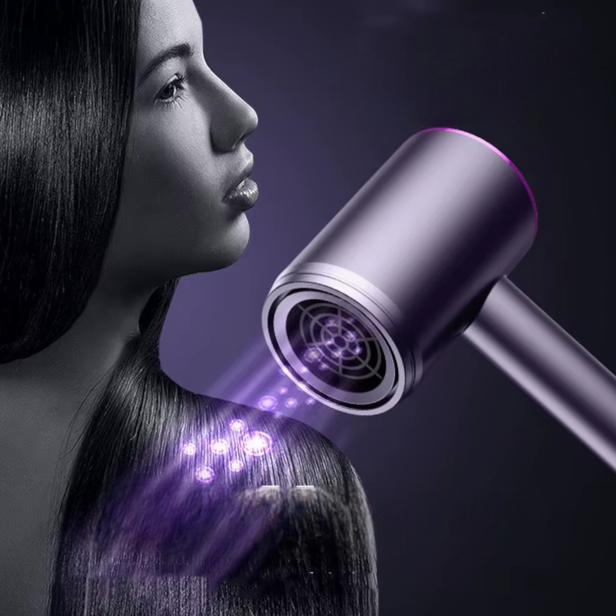 PROFESJONALNA SUSZARKA DO WŁOSÓW KONCENTRATOR JONIZACJA MEGA MOCNA 2000W