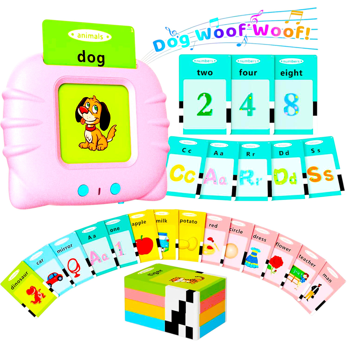 CZYTNIK KART DO NAUKI ANGIELSKIEGO 224 SŁÓWKA EDU DLA DZIECI 224 SŁÓWKA