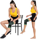 STABILIZATOR STAWU KOLANOWEGO OPASKA NA KOLANO UCISKOWA ELASTYCZNA ORTEZA