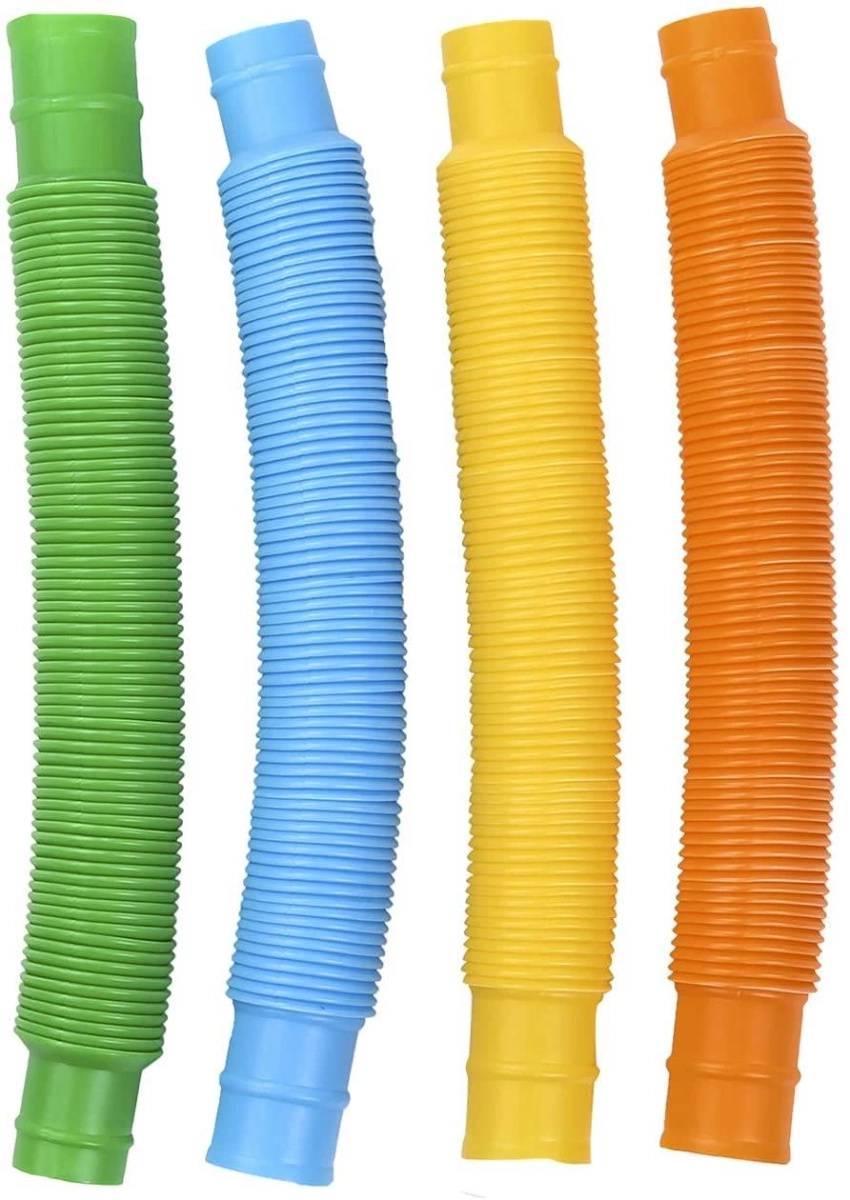 DUŻA RURKA ANTYSTRESOWA SENSORYCZNA GNIOTEK RURA POP TUBE XXL MEGA ROZCIĄGLIWA - ZESTAW 8 SZTUK