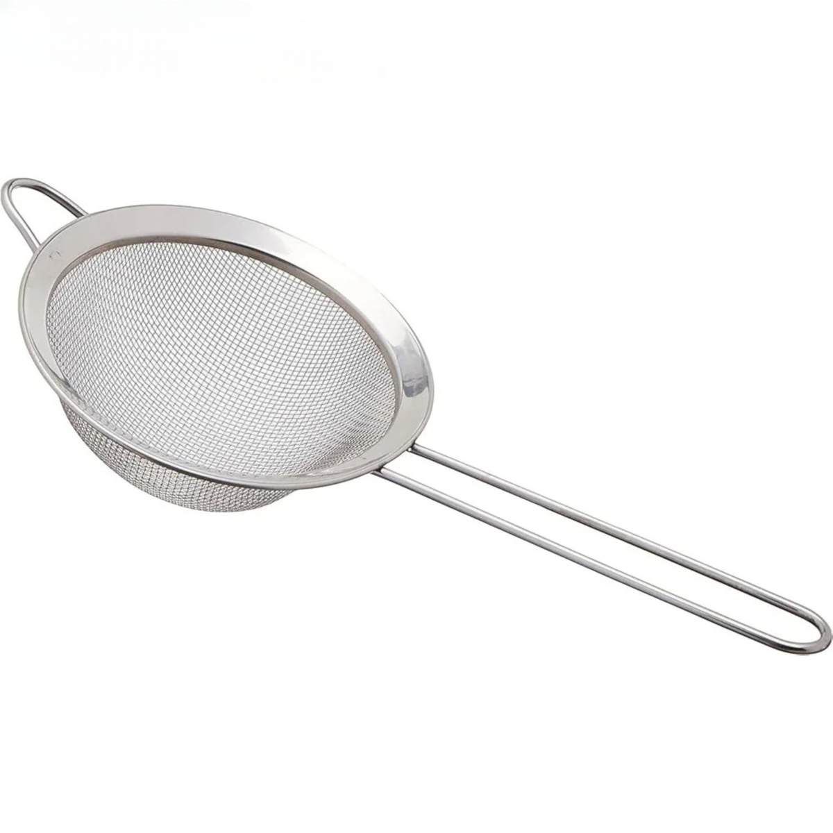 SITKO KUCHENNE METALOWE DO GOTOWANIA CEDZAK DURSZLAK Z RĄCZKĄ DUŻE 16 CM