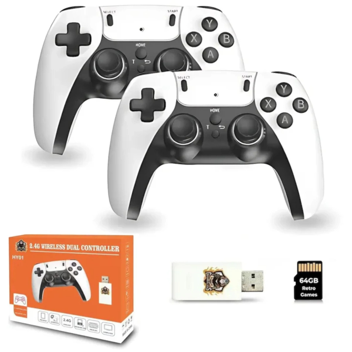 KONSOLA RETRO 20000 GIER GIERKA WERSJA 2025 HDMI 2 PAD 64GB EMULATOR GRA TV