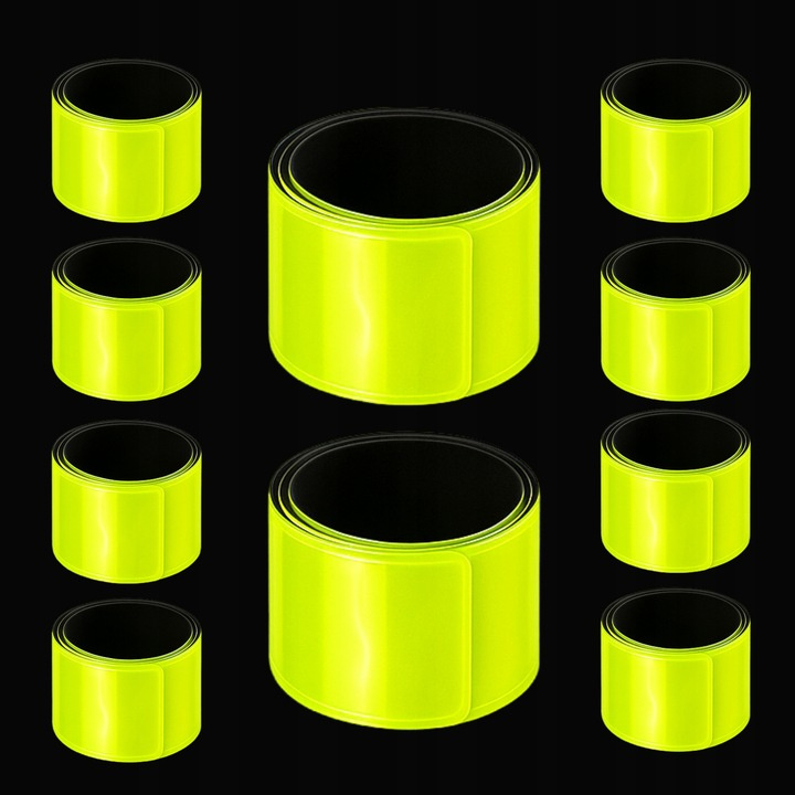 OPASKA ODBLASKOWA DO BIEGANIA DO ROWERU OSTRZEGAWCZA NA RAMIĘ NA NADGARSTEK