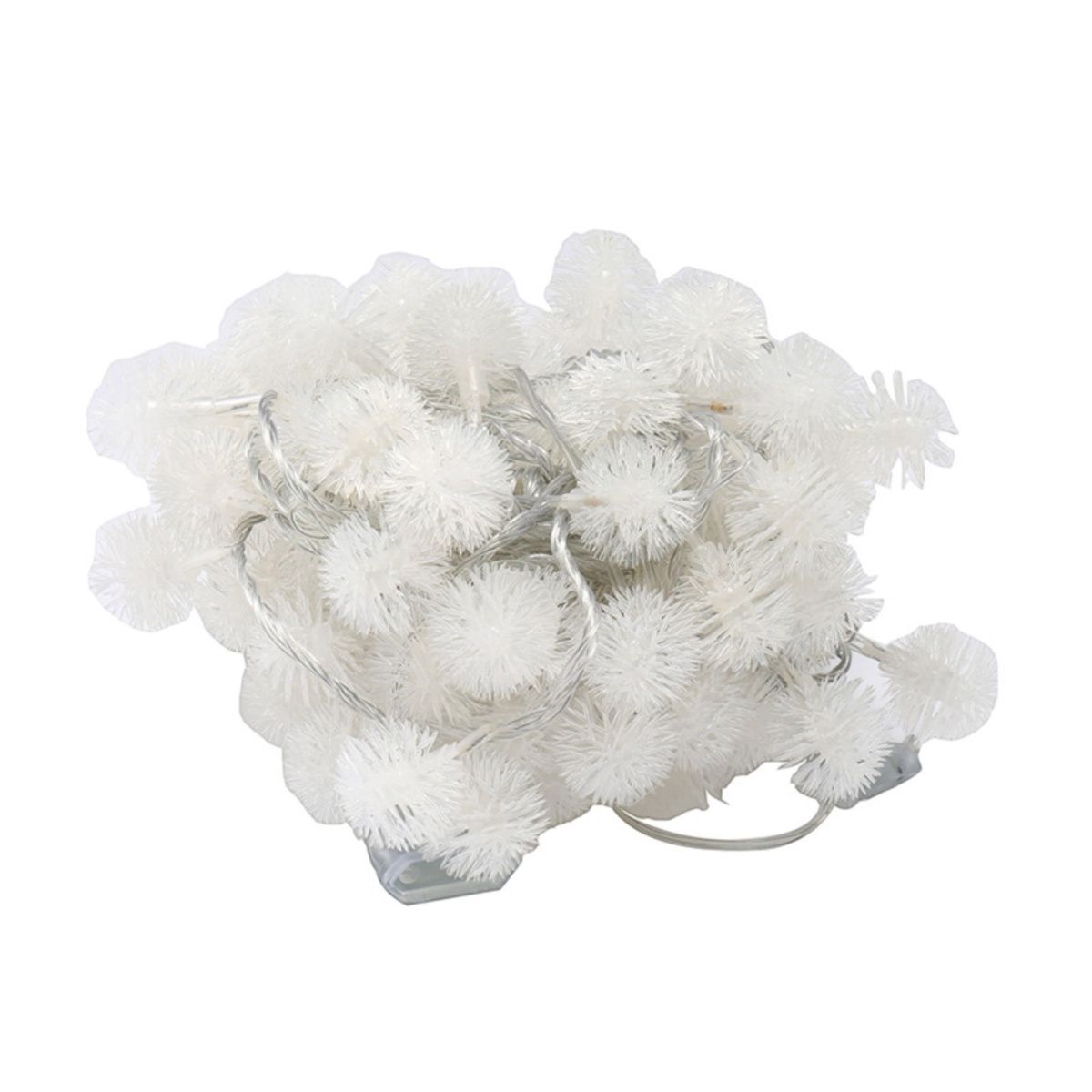 LAMPKI ŚWIĄTECZNE W KSZTAŁCIE ŚNIEŻYNKI DEKORACJA ŁAŃCUCH LED KOLOROWY