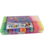 SUPER CLAY PLASTELINA PIANKOLINA GLINA KREATYWNA SENSORYCZNA +AKC 24 KOLORY