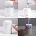 NAWILŻACZ POWIETRZA DYFUZOR AROMATERAPIA LAMPKA NOCNA LED RGB Z PILOTEM USB