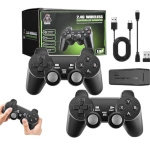 KONSOLA PRZENOŚNA RETRO GIERKA TELEWIZYJNA HDMI 20000 GIER 2 PADY EMULATOR