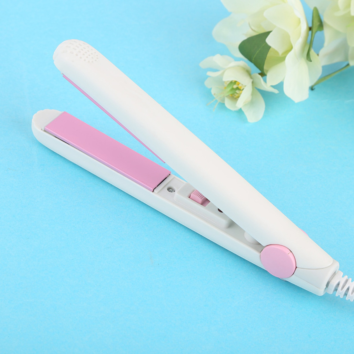 MINI PROSTOWNICA DO WŁOSÓW PRZENOŚNA PODRÓŻNA CERAMICZNA MAŁA TURYSTYCZNA