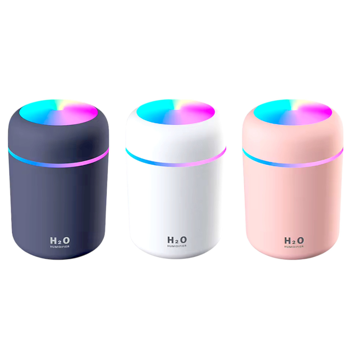 NAWILŻACZ POWIETRZA DYFUZOR AROMATERAPIA LAMPKA NOCNA LED RGB Z PILOTEM USB