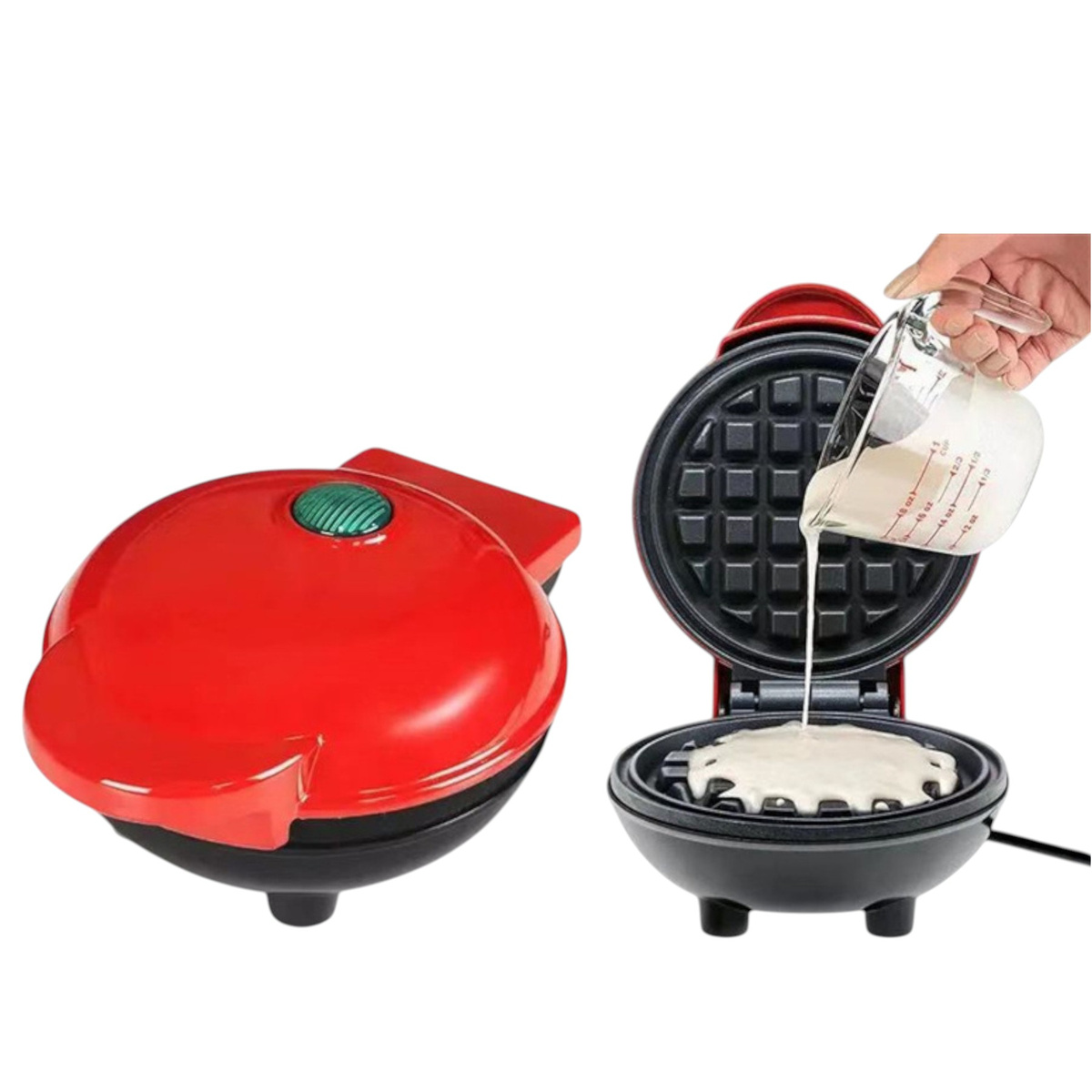 MINI GOFROWNICA MASZYNA DO ROBIENIA GOFRÓW MOCNA ELEKTRYCZNA 350W OPIEKACZ