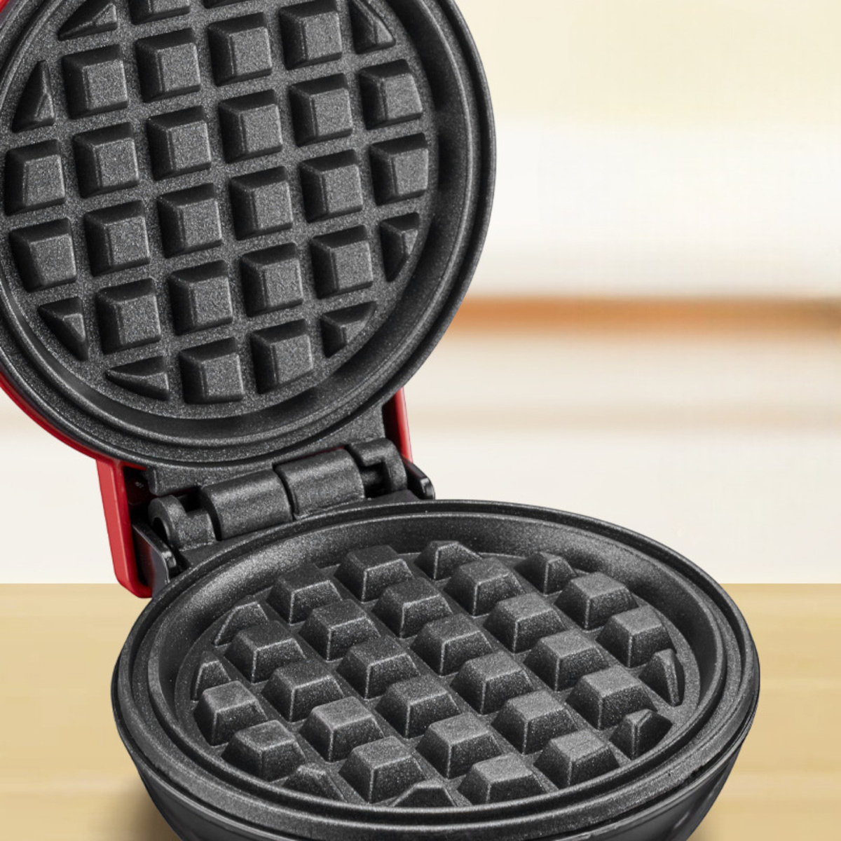 MINI GOFROWNICA MASZYNA DO ROBIENIA GOFRÓW MOCNA ELEKTRYCZNA 350W OPIEKACZ