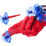 SPIDERMAN MEGA ZESTAW 5w1 FIGURKA 2x RĘKAWICA WYRZUTNIA SIECI MASKA KOSTIUM