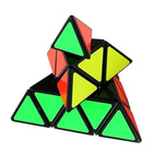 KOSTKA LOGICZNA PIRAMIDA PYRAMINX UKŁADANKA ŁAMIGŁÓWKA EDUKACYJNA DLA DZIECI