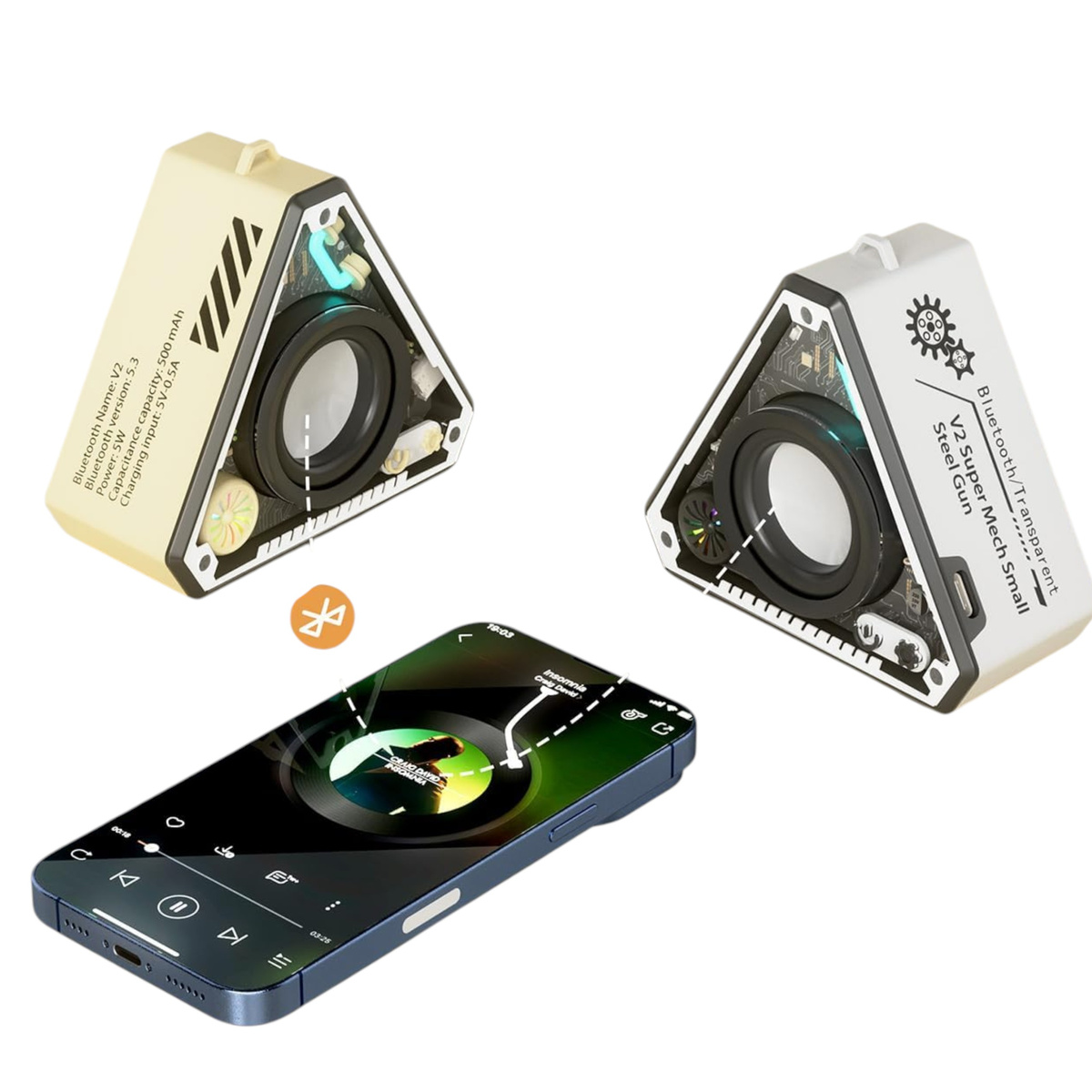 MINI GŁOŚNIK PRZENOŚNY Z MEGA BASEM GŁOŚNY BASS BLUETOOTH KOMPAKTOWY 