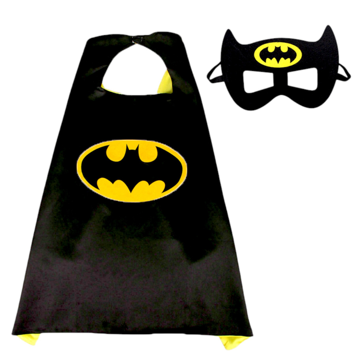STRÓJ BATMAN PELERYNA KOSTIUM MASKA 3w1 PRZEBRANIE DLA CHŁOPCA N A BAL