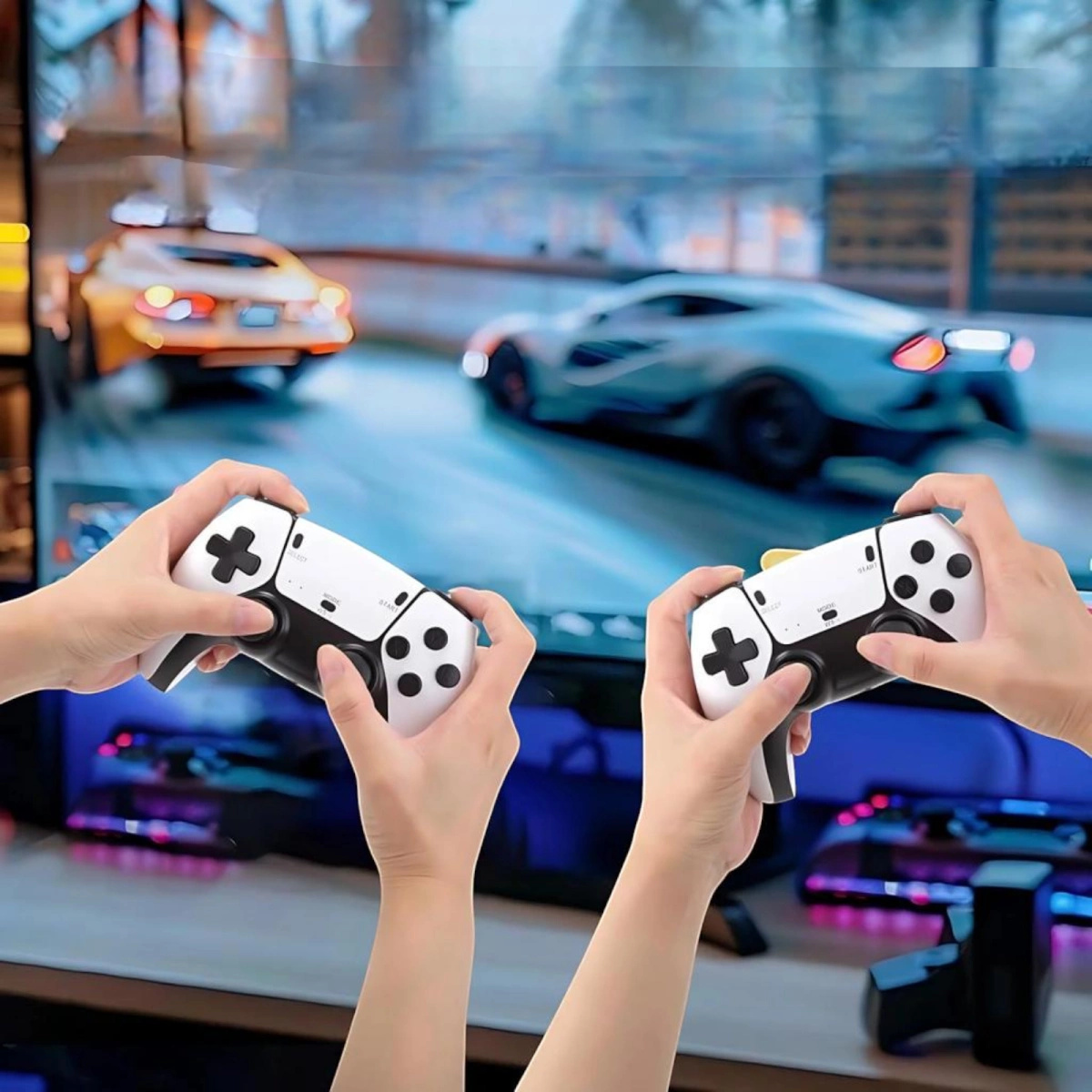 KONSOLA PRZENOŚNA RETRO M8 40000 GIER 2 PADY HDMI 4K PRO GIERKA TELEWIZYJNA