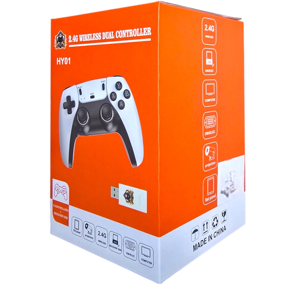 MEGA ZESTAW PROJEKTOR RZUTNIK ANDROID + KONSOLA RETRO 2x PAD 