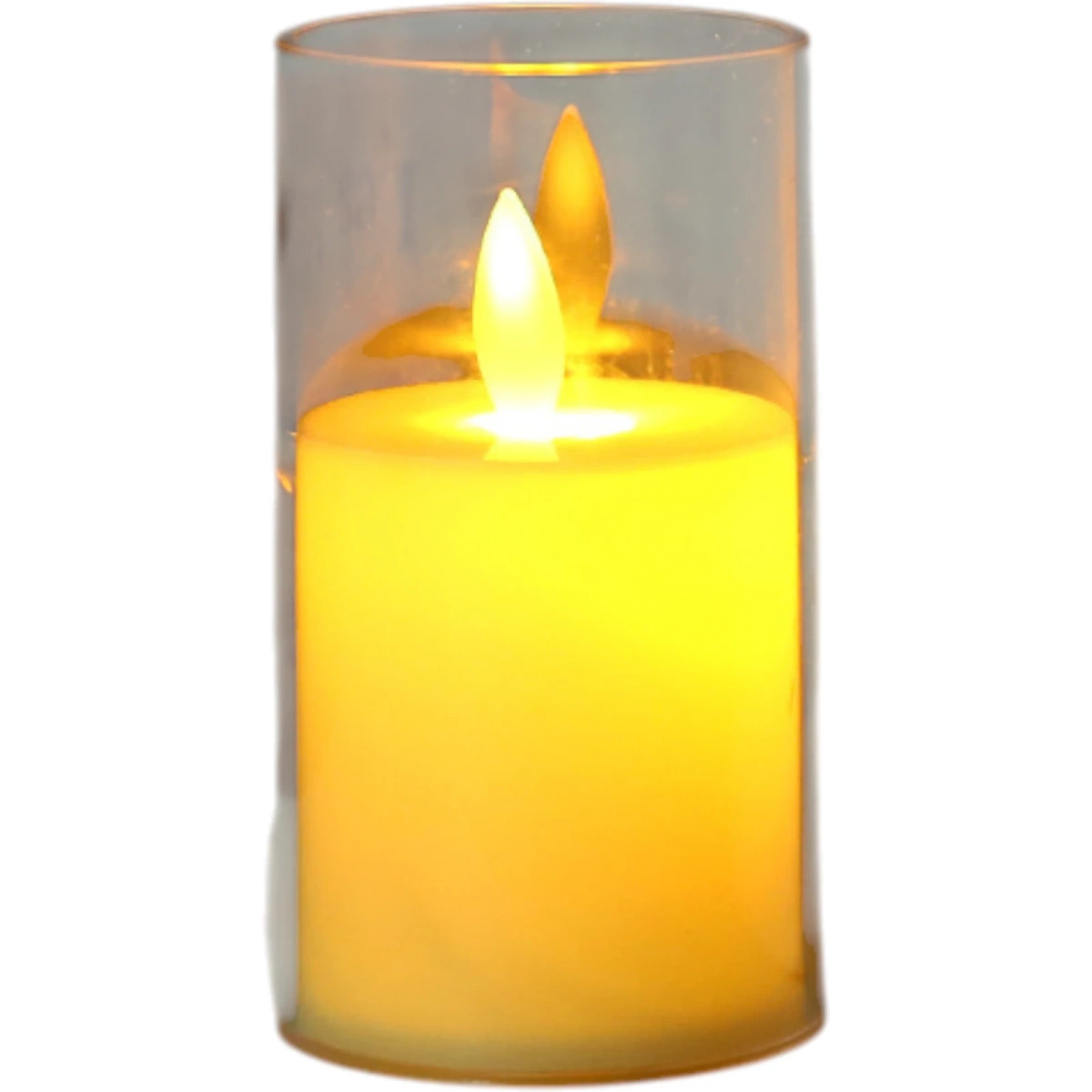 ŚWIECZKA LED 10CM ELEKTRYCZNY WKŁAD DO ZNICZY ŚWIECA EFEKT PŁOMIENIA ZNICZ