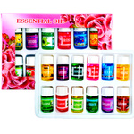 OLEJKI ZAPACHOWE DO NAWILŻACZA DYFUZORA ZESTAW AROMATERAPIA ESSENCE 12 SZTUK
