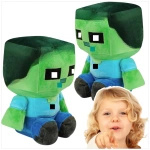 MINECRAFT BABY ZOMBIE PLUSZOWA MASKOTKA Z GRY PLUSZAK DUŻA PRZYTUALNKA 
