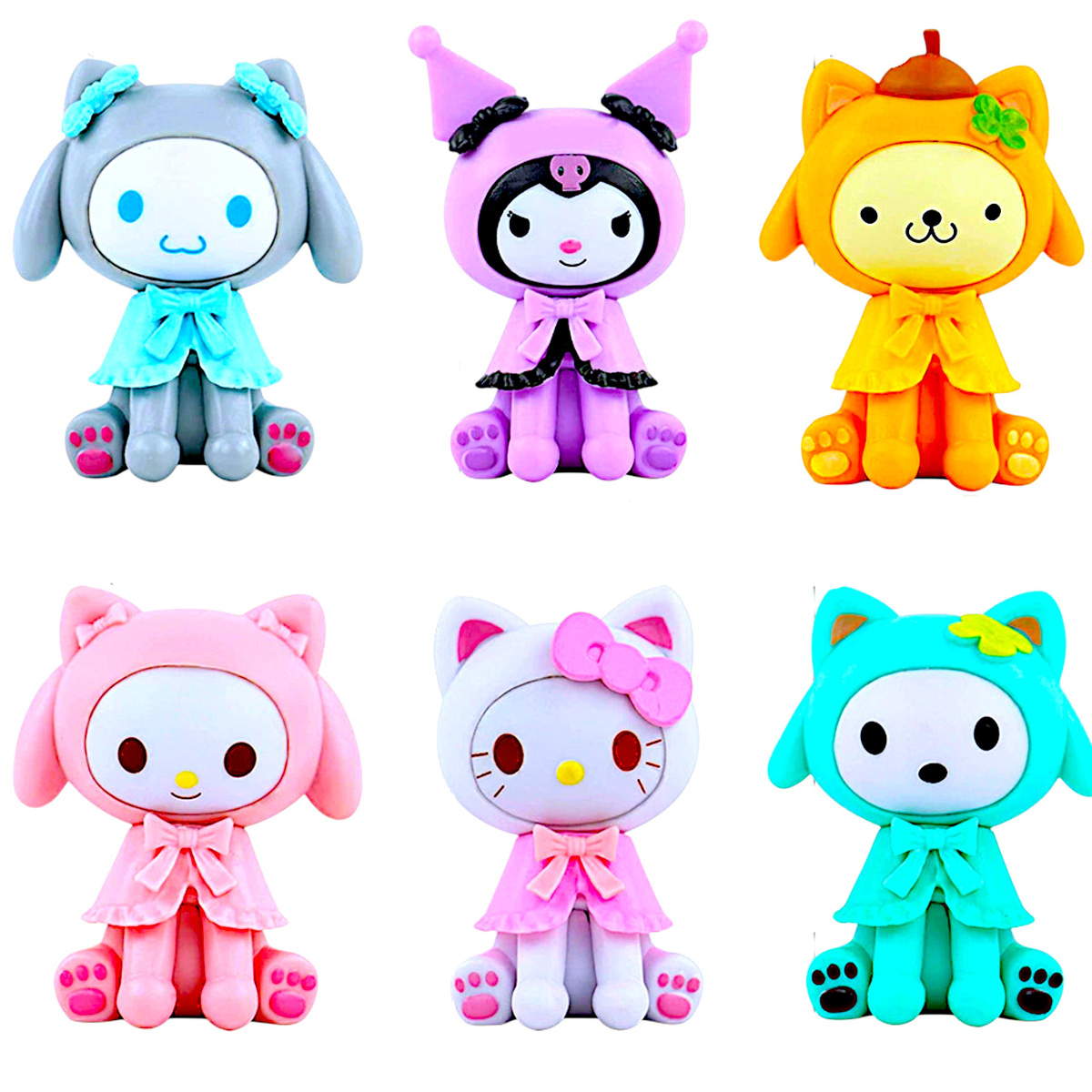 KUROMI -SASZETKA NIESPODZIANKA KUROMI FIGURKA + 3 KARTY KOLEKCJONERSKIE 