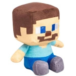 DUŻA MASKOTKA STEVE MINECRAFT PRZYTULANKA PLUSZAK LUDEK Z GRY MIĘKKA POSTAĆ