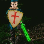 MINECRAFT - ZWSTAW 7 FIGUREK Z GRY DUŻY ZESTAW 8W1 MIECZ PIXEL ŚWIECĄCY 