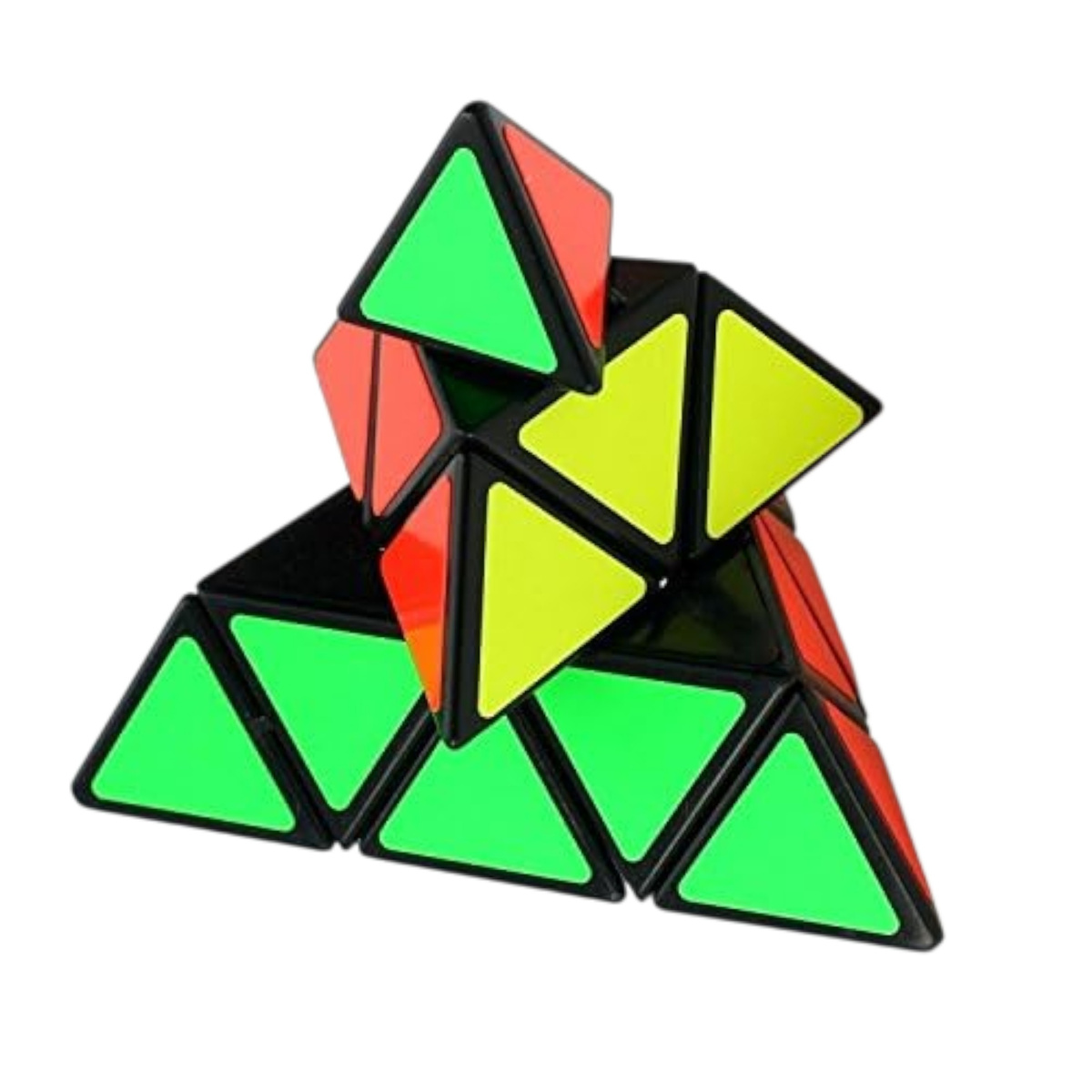 KOSTKA LOGICZNA PIRAMIDA PYRAMINX UKŁADANKA ŁAMIGŁÓWKA EDUKACYJNA DLA DZIECI