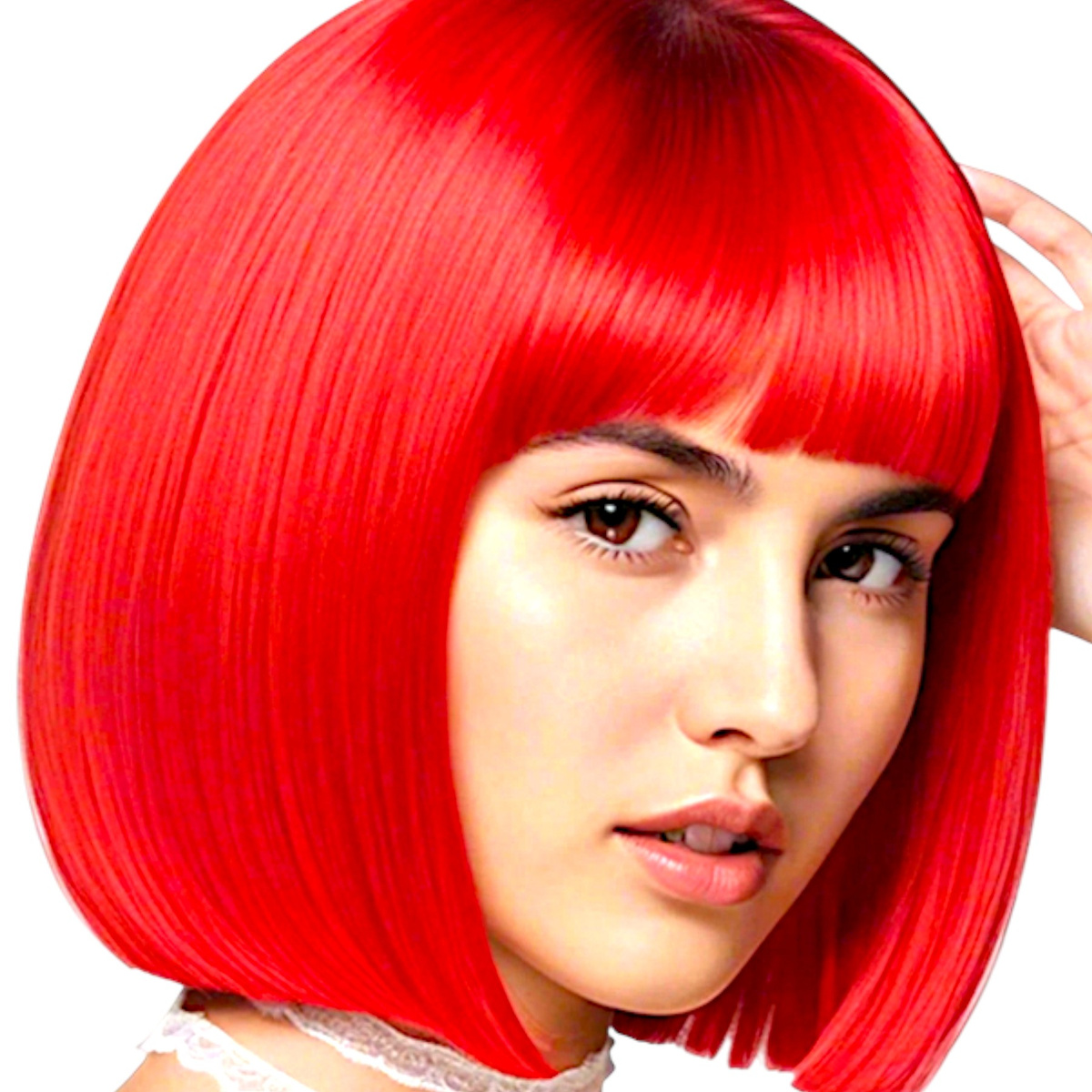 PERUKA CZERWONE WŁOSY