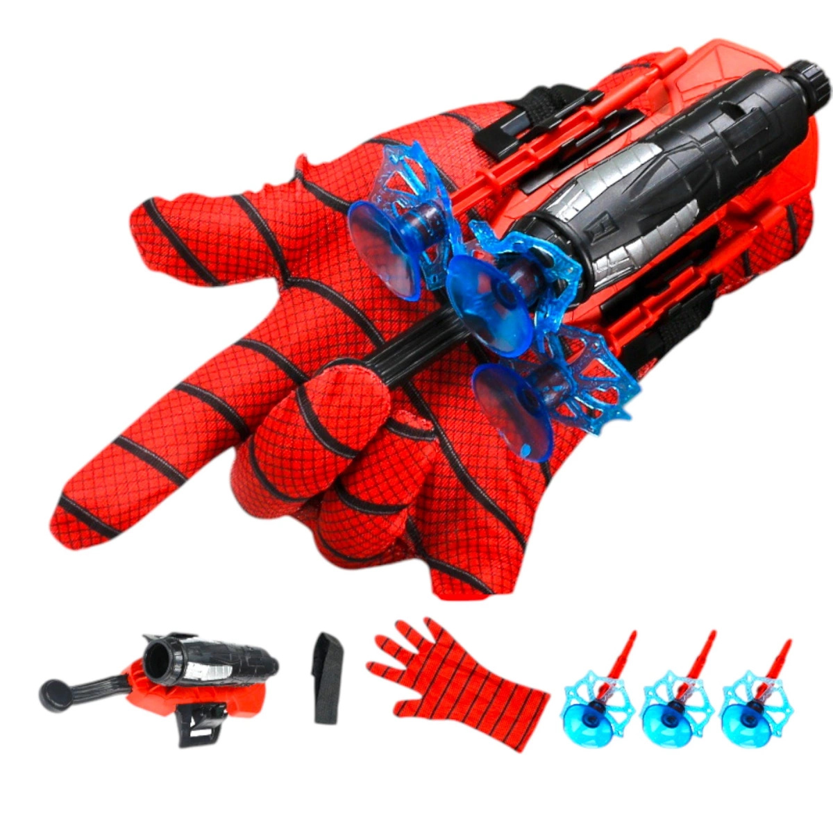 SPIDERMAN - STRÓJ DLA CHŁOPCA + MASKA rozmiar S 98-110