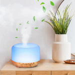 NAWILŻACZ POWIETRZA DYFUZOR AROMATERAPIA LAMPKA NOCNA LED RGB Z PILOTEM USB