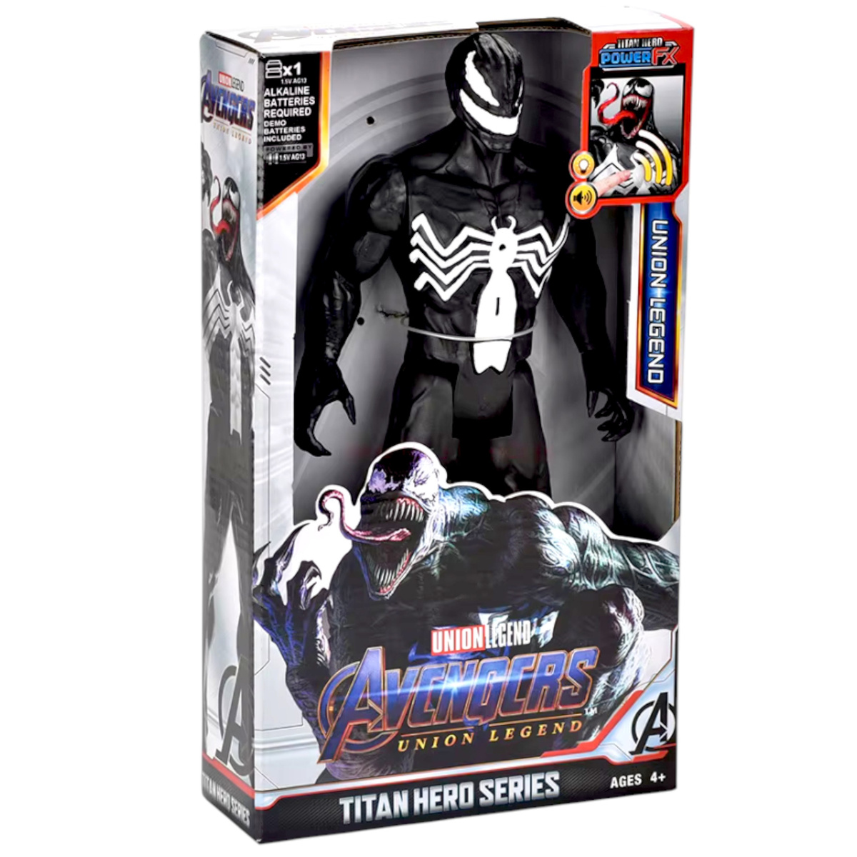 VENOM DUŻA INTERAKTYWNA RUCHOMA FIGURKA DŹWIĘK 30CM RUSZA SIĘ AVENGERS