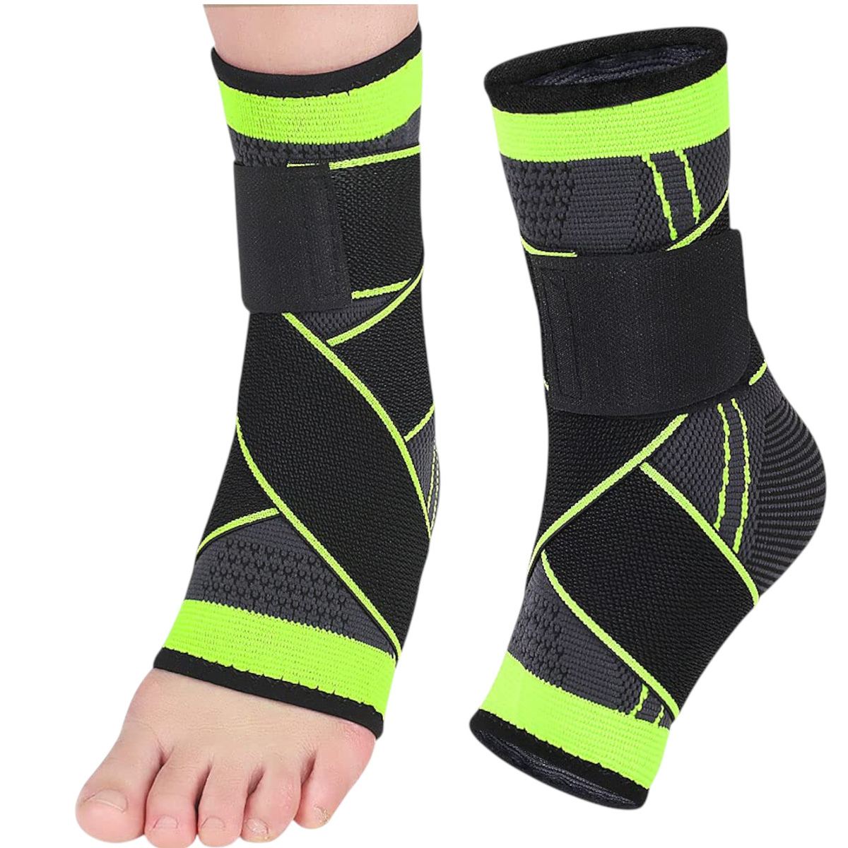 STABILIZATOR STAWU SKOKOWEGO OPASKA ELASTYCZNA UCISKOWA NA KOSTKĘ NA STOPĘ