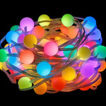 LAMPKI ŚWIĄTECZNE KULECZKI DEKORACJA ŁAŃCUCH LED 20 KOLOROWYCH KULEK