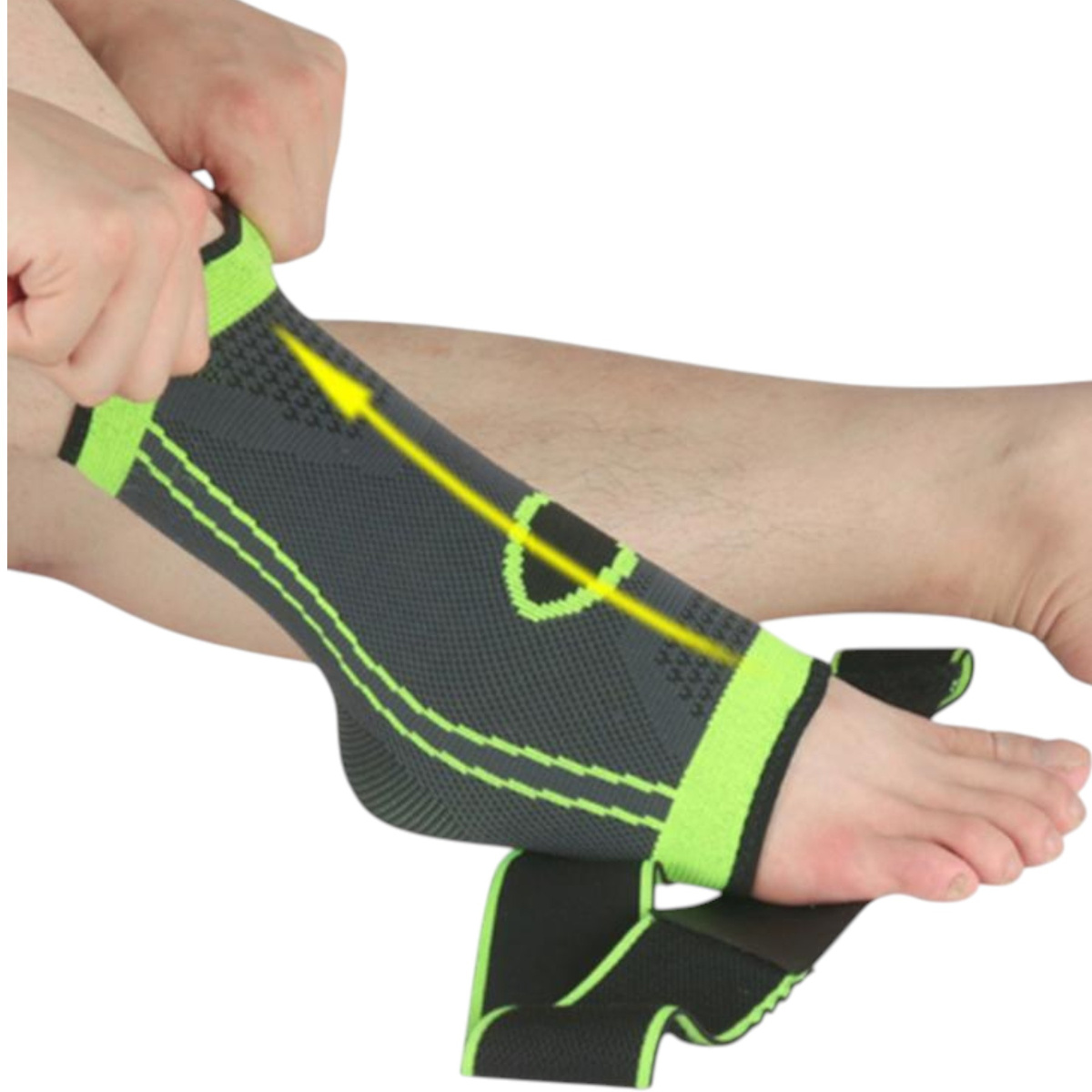 STABILIZATOR STAWU SKOKOWEGO OPASKA ELASTYCZNA UCISKOWA NA KOSTKĘ NA STOPĘ