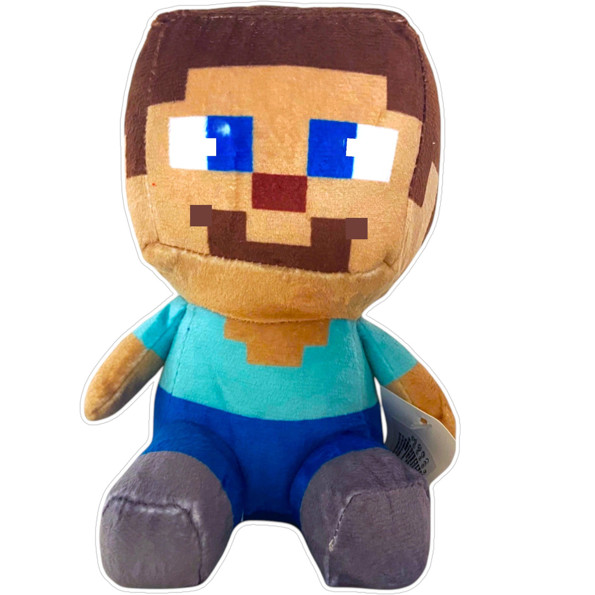 DUŻA PLUSZOWA MASKOTKA  MINECRAFT STEVE PLUSZAK POSTAĆ Z GRY PRZYTULANKA