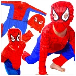SPIDERMAN - STRÓJ DLA CHŁOPCA + MASKA rozmiar S 98-110