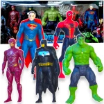 AVENGERS DUŻY ZESTAW 5w1 FIGURKA SPIDERMAN BATMAN HULK SUPERMAN FIGURKI 