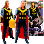 DUŻA FIGURKA THOR 30 CM DŹWIĘK ŚWIATŁO INTERAKTYWNA MARVEL AVENGERS MŁOT