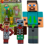 MINECRAFT - ZESTAW FIGUREK 6w1 STEVE FIGURKI + AKCESORIA
