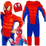 SPIDERMAN - STRÓJ DLA DZIECI + MASKA rozmiar L